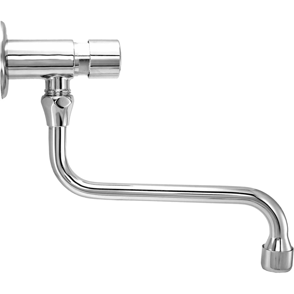 Rubinetto temporizzato a snodo installazione a parete 1/2" - cromo — MCM - HD casa