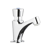 Rubinetto temporizzato monoacqua con comando a pulsante 1/2" - cromo — MCM - HD casa