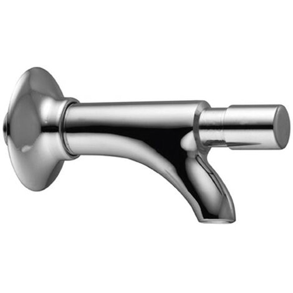 Rubinetto temporizzato per fontanella a pulsante con chiusura istantanea 1/2" - cromo lucido — Idral - HD casa