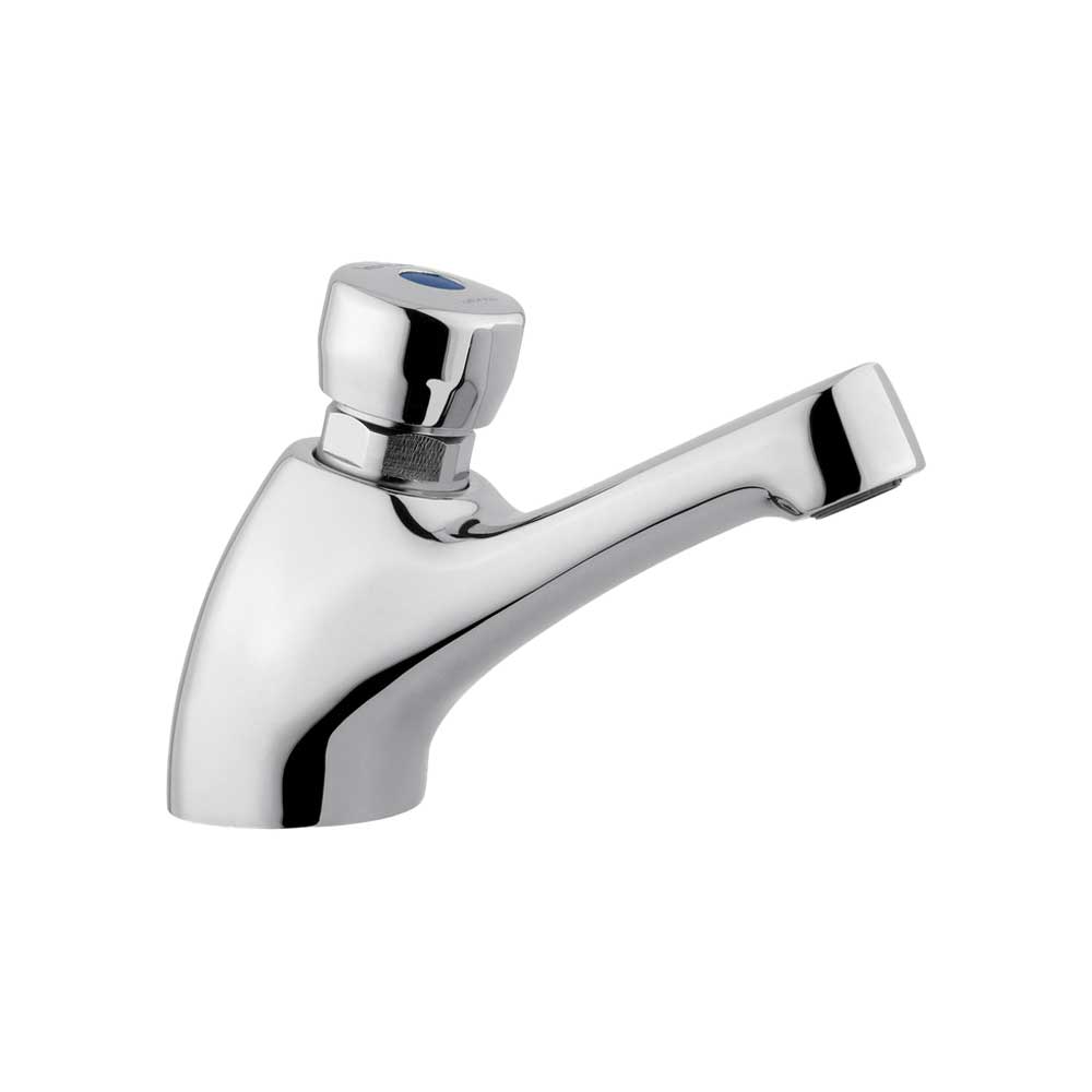 Rubinetto temporizzato per lavabo Classic comando a pulsante cromo — Idral - HD casa