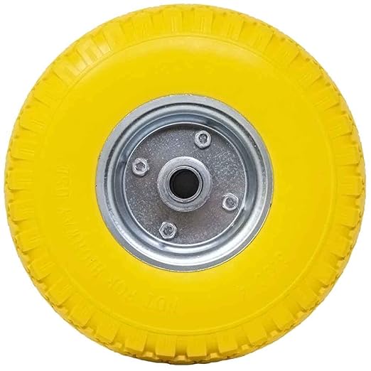 Ruota in poliuretano per carrelli con disco in acciaio Cardinale 260x85 mm - portata 120 kg - HD casa