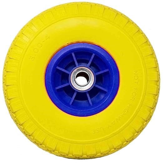 Ruota in poliuretano per carrelli con disco in plastica Cardinale 260x85 mm - portata 120 kg - HD casa