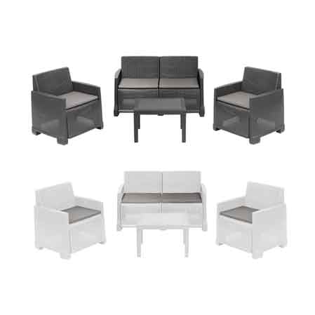 Salotto Iseo colore bianco — PRO Garden - HD casa