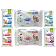 Salviette umidificate per cani e gatti 30x20 cm bergamotto - confezione 35 pezzi - HD casa