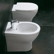 Sanitari filo muro Azzurra Pratica terra wc + bidet e sedile - HD casa