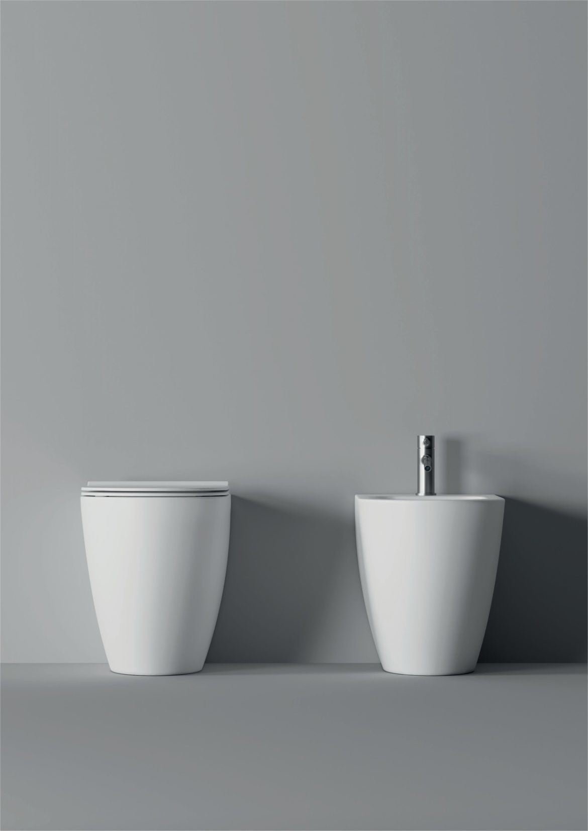 Sanitari Form filo muro scarico traslato senza brida (rimless) Alice ceramica - HD casa