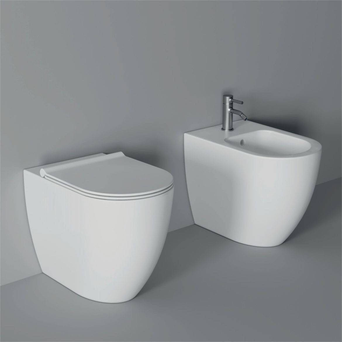 Sanitari serie FORM SQUARE Alice Ceramica Antracite Matt - HD casa