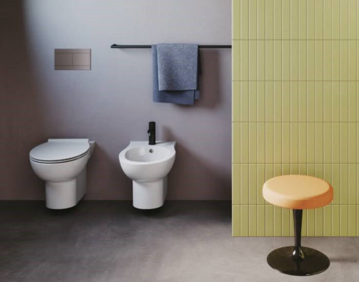 Sanitari sospesi Azzurra Fast terra wc + bidet copriwc - HD casa