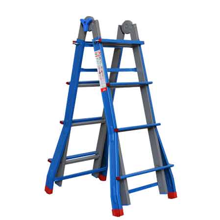 Scala multiuso Metallika 5+5 gradini — Marchetti - HD casa