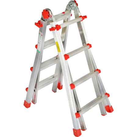 Scala multiuso squadra piu 4+4 gradini — Marchetti - HD casa