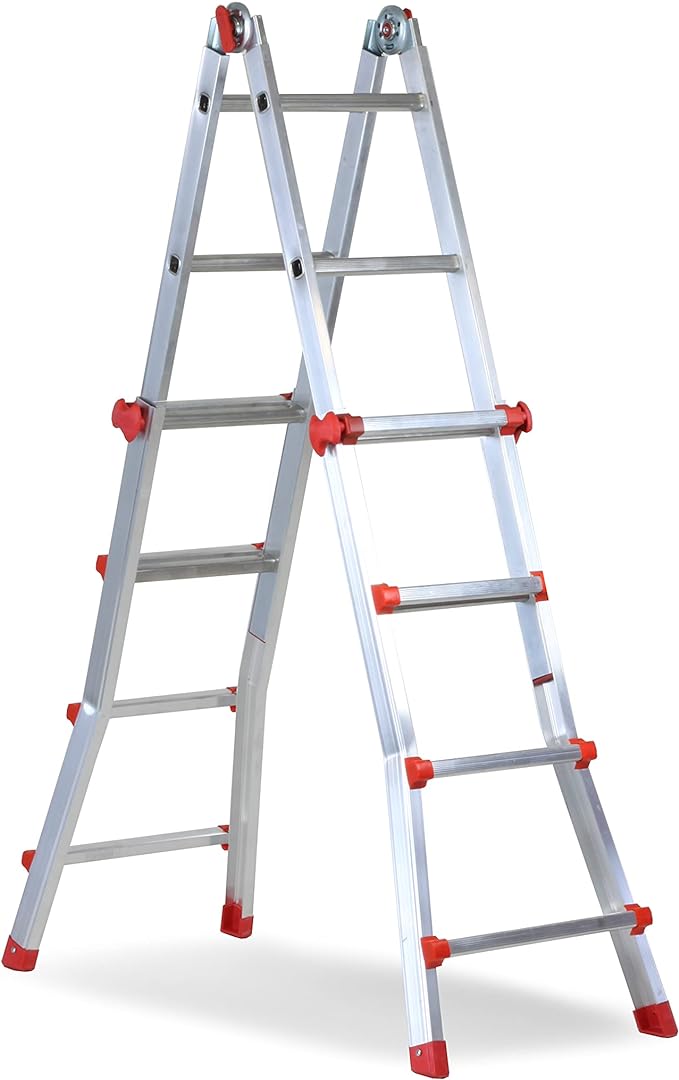 Scala multiuso squadra piu 5+5 gradini — Marchetti - HD casa