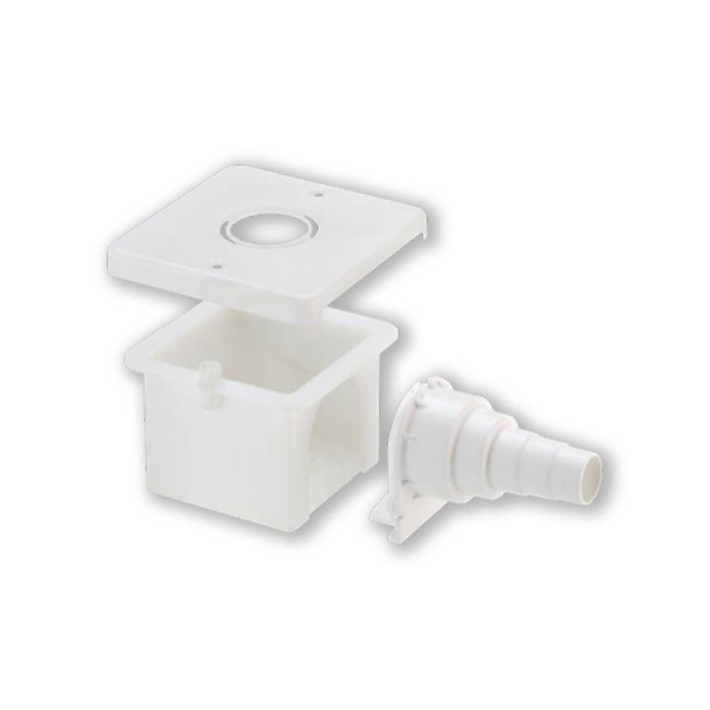 Scatola ad incasso per gomiti flangiati gas 90x90 mm — F.i.v. - HD casa