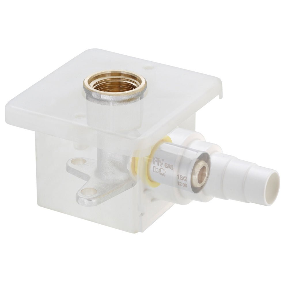 Scatola ad incasso per gomiti flangiati gas 90x90 mm — F.i.v. - HD casa