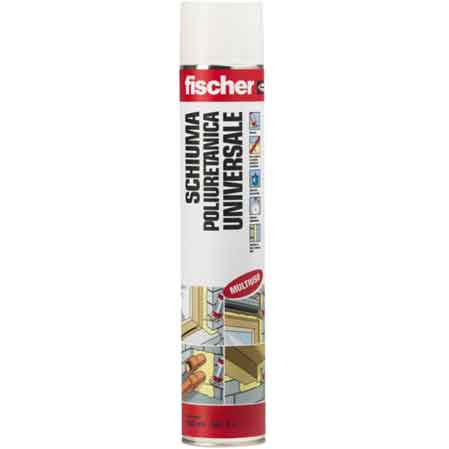 Schiuma poliuretanica Fischer 750 ml - per pistola - HD casa