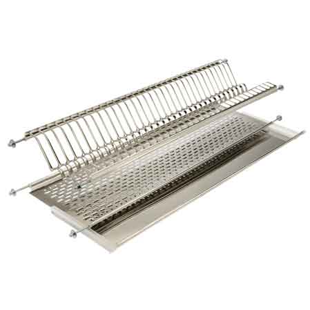 Scolapiatti in acciaio INOX in kit 76 cm - HD casa