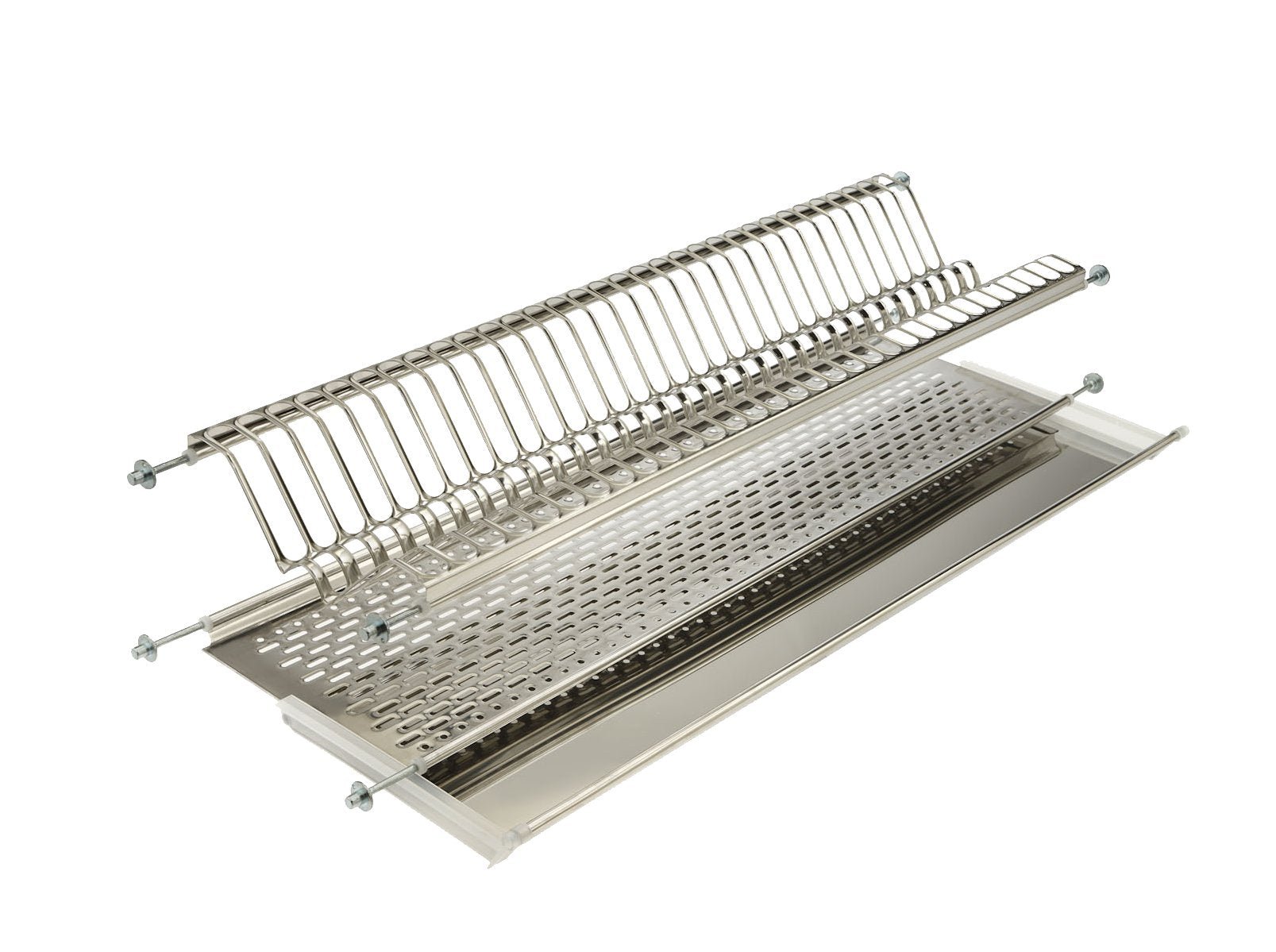 Scolapiatti in acciaio INOX in kit 86 cm - HD casa
