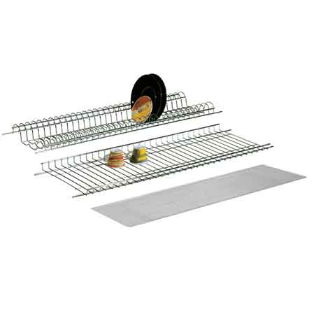 Scolapiatti plastificato in kit 86 cm - HD casa