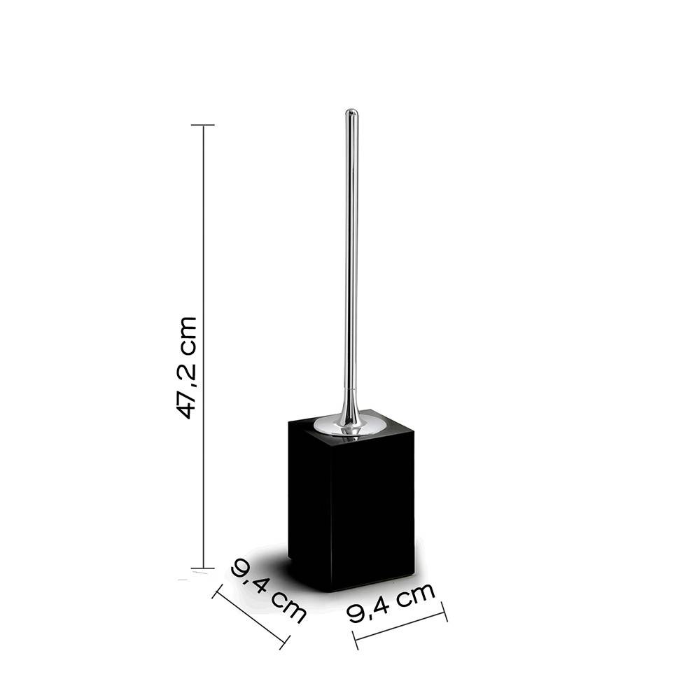 Scopino d' appoggio GEDY linea Sofia colore Nero Matt - HD casa