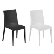 Sedia impilabile Madam colore bianco — PRO Garden - HD casa