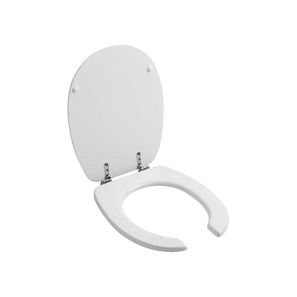 Sedile aperto Kela bianco poliestere 38x44 cm — Sanitosco - HD casa