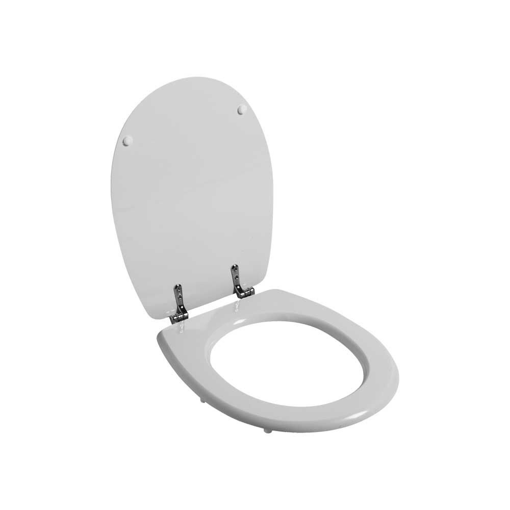 Sedile chiuso Kela bianco poliestere 38x44 cm — Sanitosco - HD casa