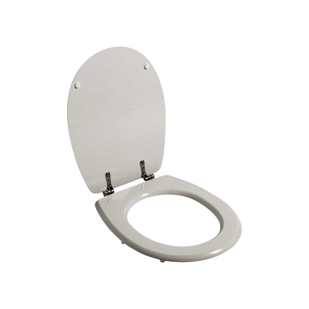 Sedile per vaso disabile chiuso MDF bianco - HD casa
