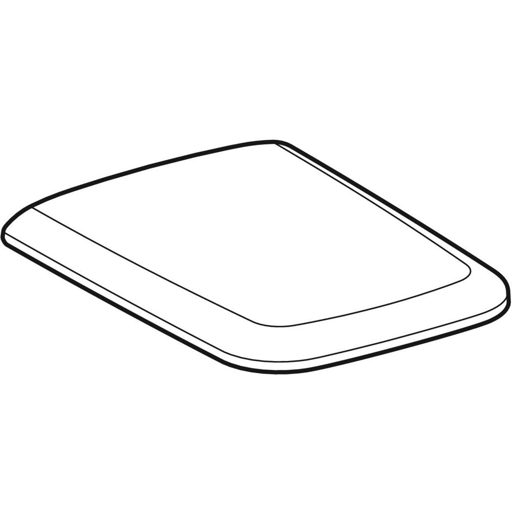 Sedile termoindurente icon SQUARE" chiusura normale — Geberit - HD casa