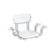 Sedile vasca con schienale terza eta bianco — K Design - HD casa