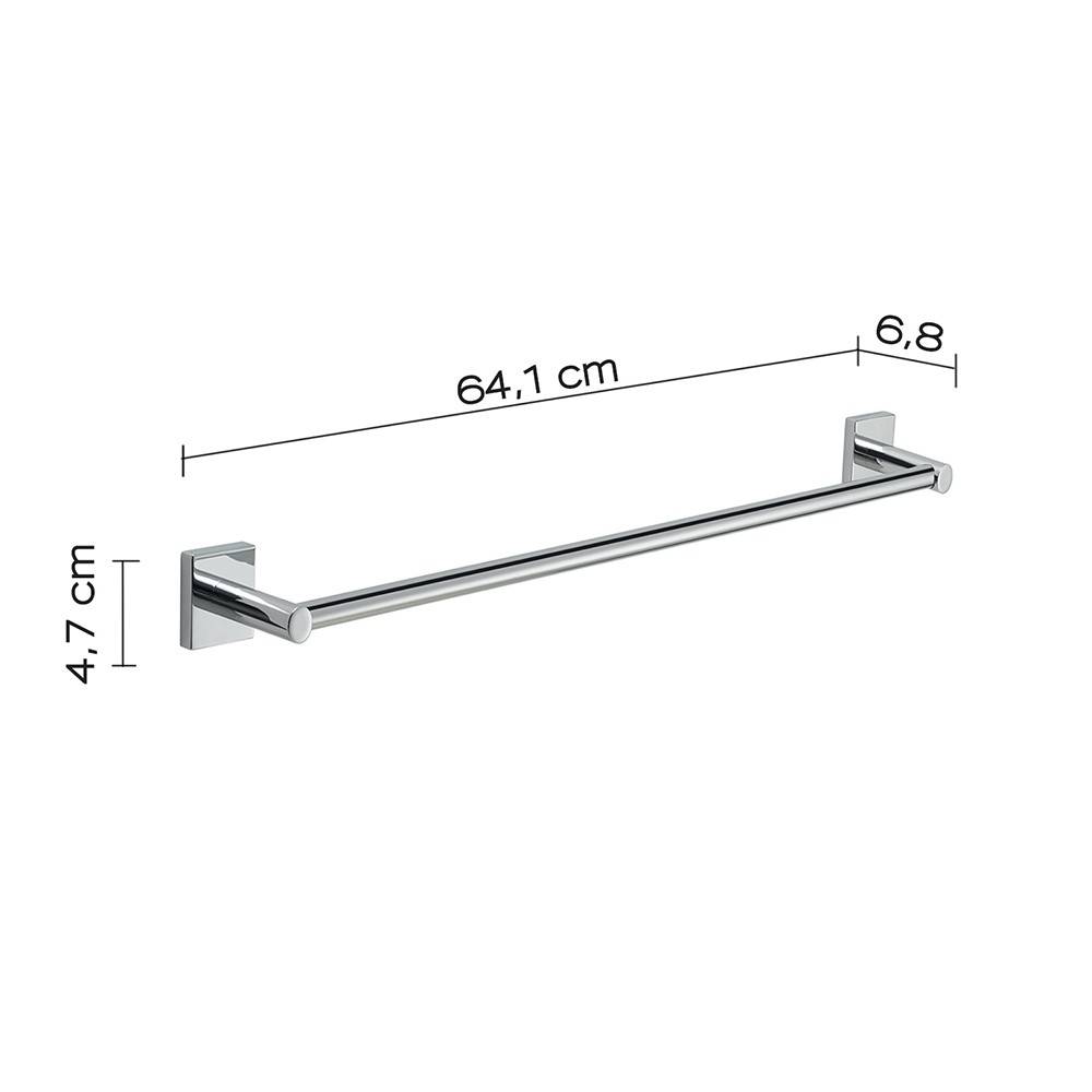 Set 2 portasalviette di GEDY linea Fuji cromato - HD casa