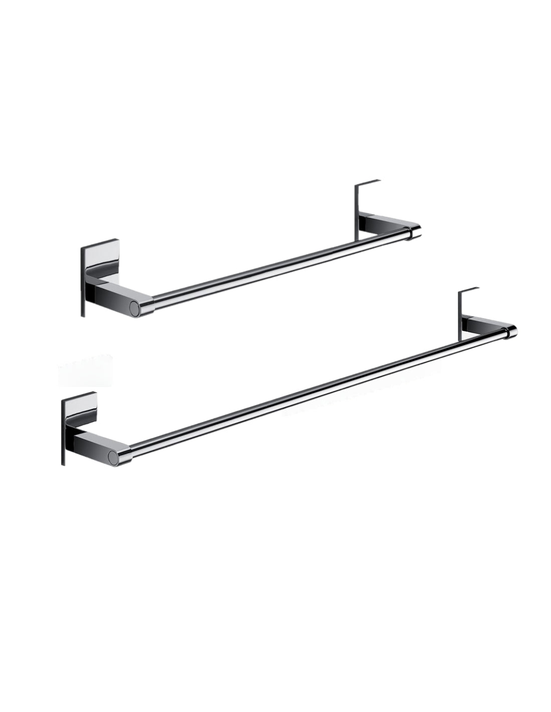 Set 2 portasalviette di GEDY linea Maine cromato - HD casa