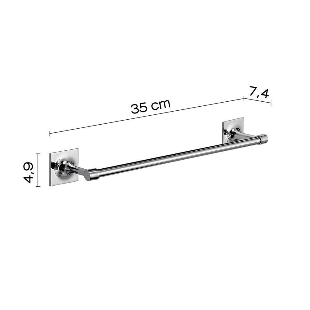 Set 2 portasalviette di GEDY linea Wizard cromato - HD casa