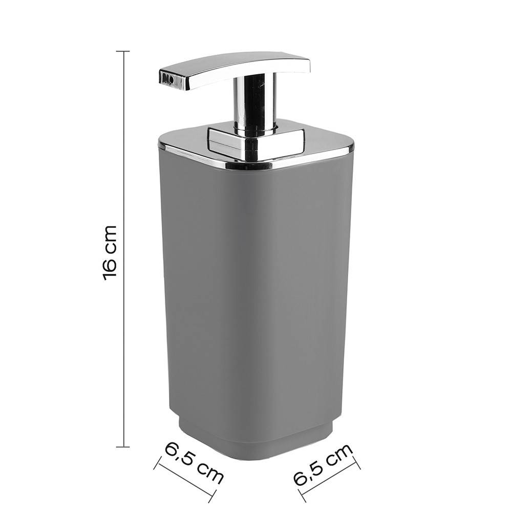 Portasapone da appoggio Aquasanit Glitter in ceramica argent