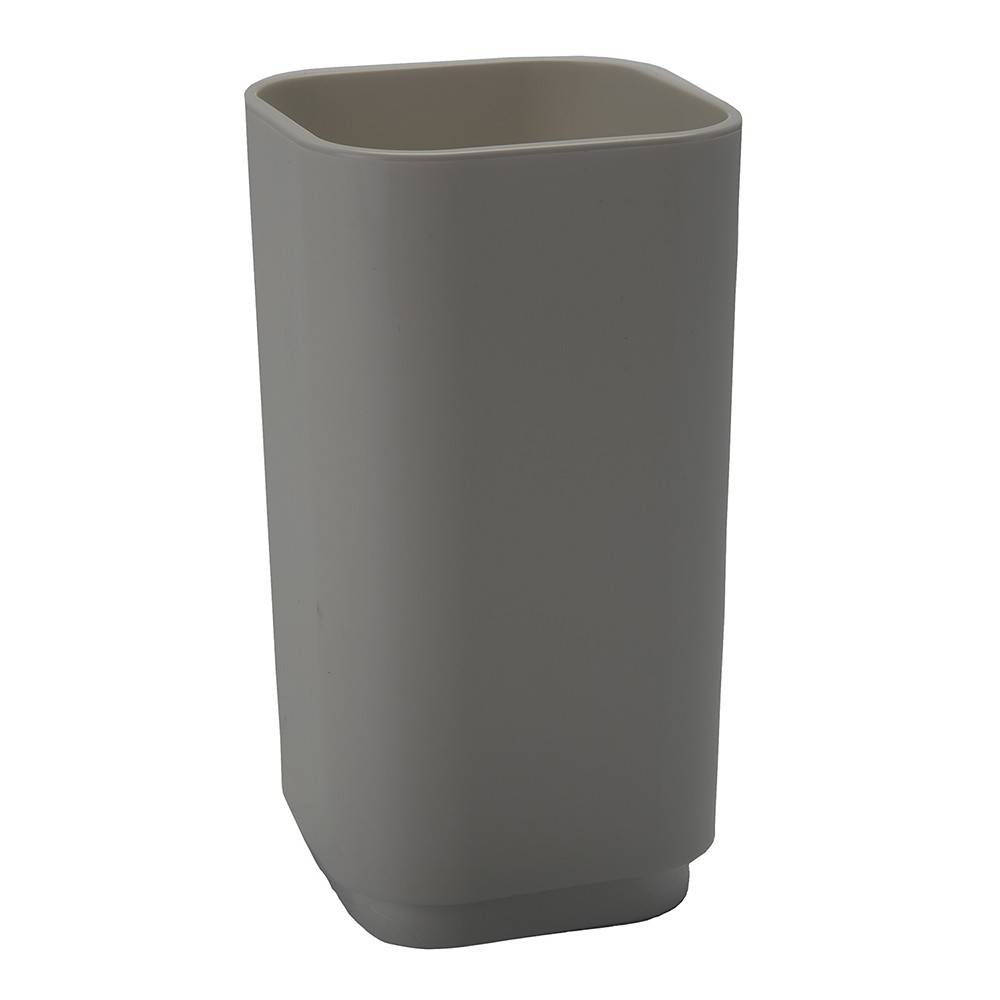 Set portaspazzolini, dosasapone e portasapone d' appoggio Gedy linea Seventy grigio - HD casa