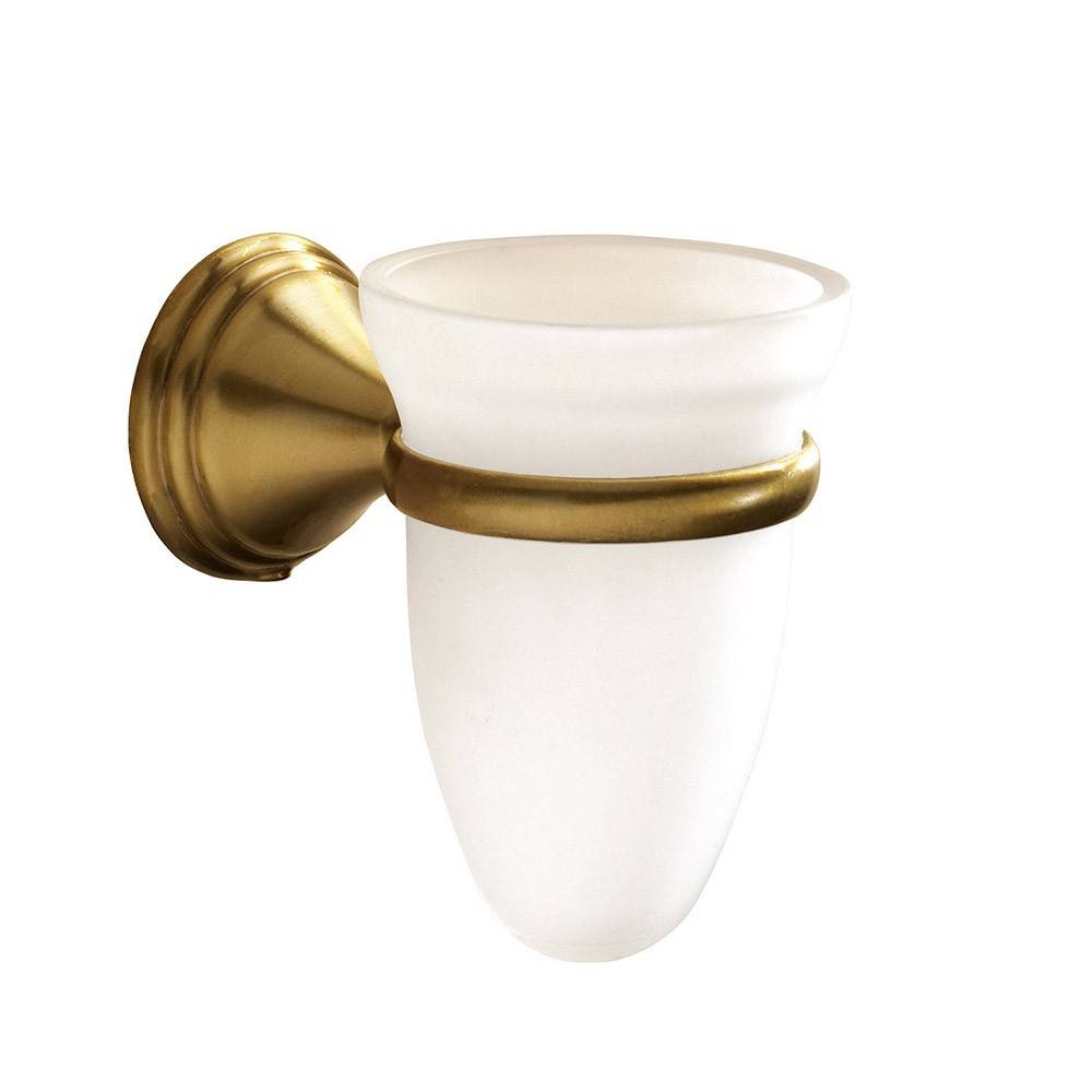 Set portaspazzolini, dosasapone e portasapone da muro Gedy linea Romance bronzo - HD casa