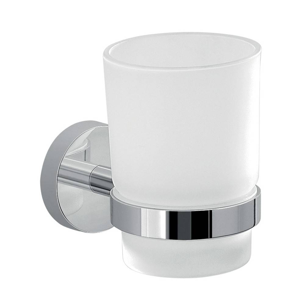 Set portaspazzolini e dosasapone da muro Gedy linea Eros cromato - HD casa