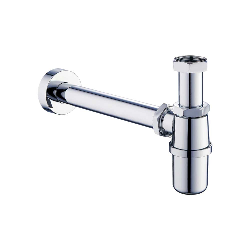 Sifone a bottiglia in ABS cromato 1"1/4 x Ø32 - L.280 mm - HD casa