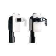 Sifone a incasso per lavatrice ispezionabile 1" x Ø40/50 m, piasta INOX cromata — MADE IN Italy - HD casa