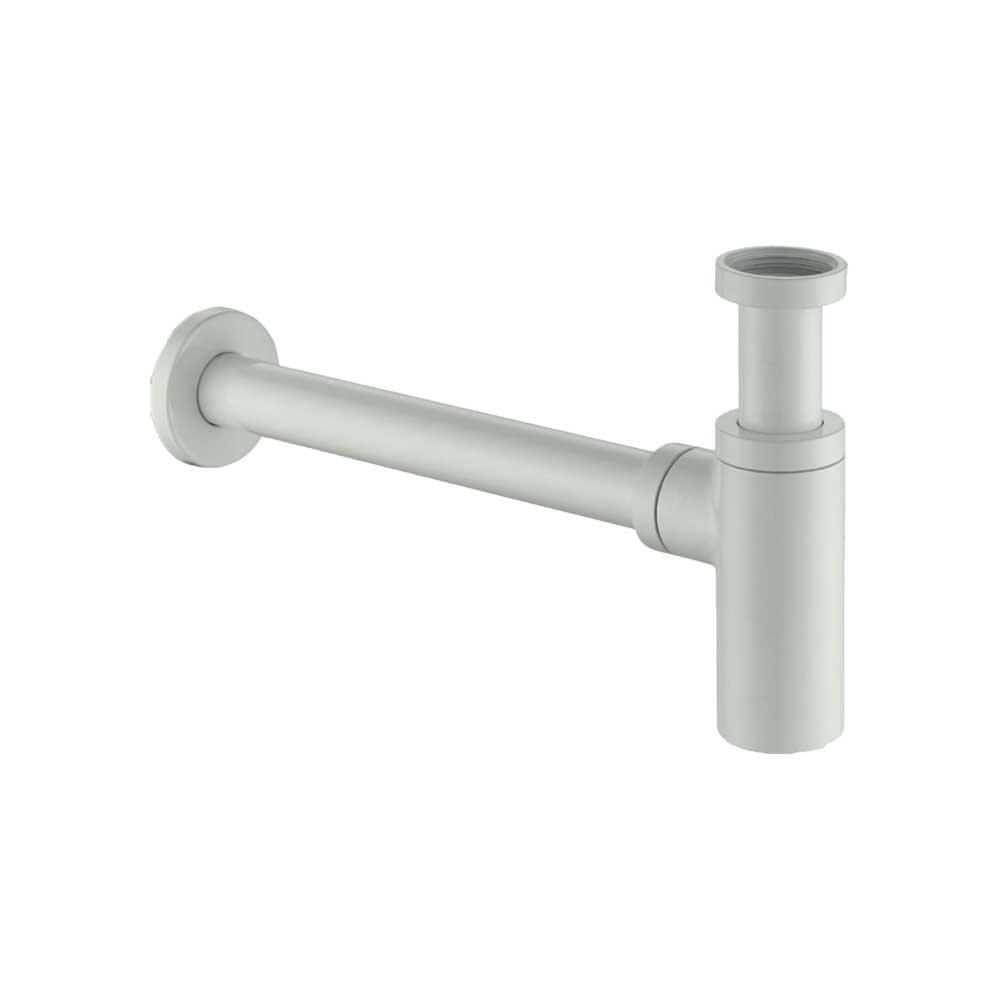 Sifone d'arredo per lavabo bianco opaco 1"1/4 x Ø32 - L.250 mm - HD casa