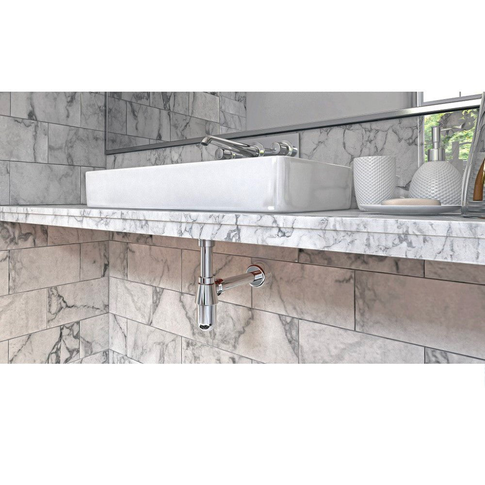 Sifone per lavabo a bottiglia Concord ghidini Ø32 x 250 mm - 1"1/4 — Ghidini SPA - HD casa