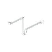 Sifone per lavabo autopulente salvaspazio con eccentrico 1"-1"1/4 x Ø32-40 mm — L.B. Plast - HD casa