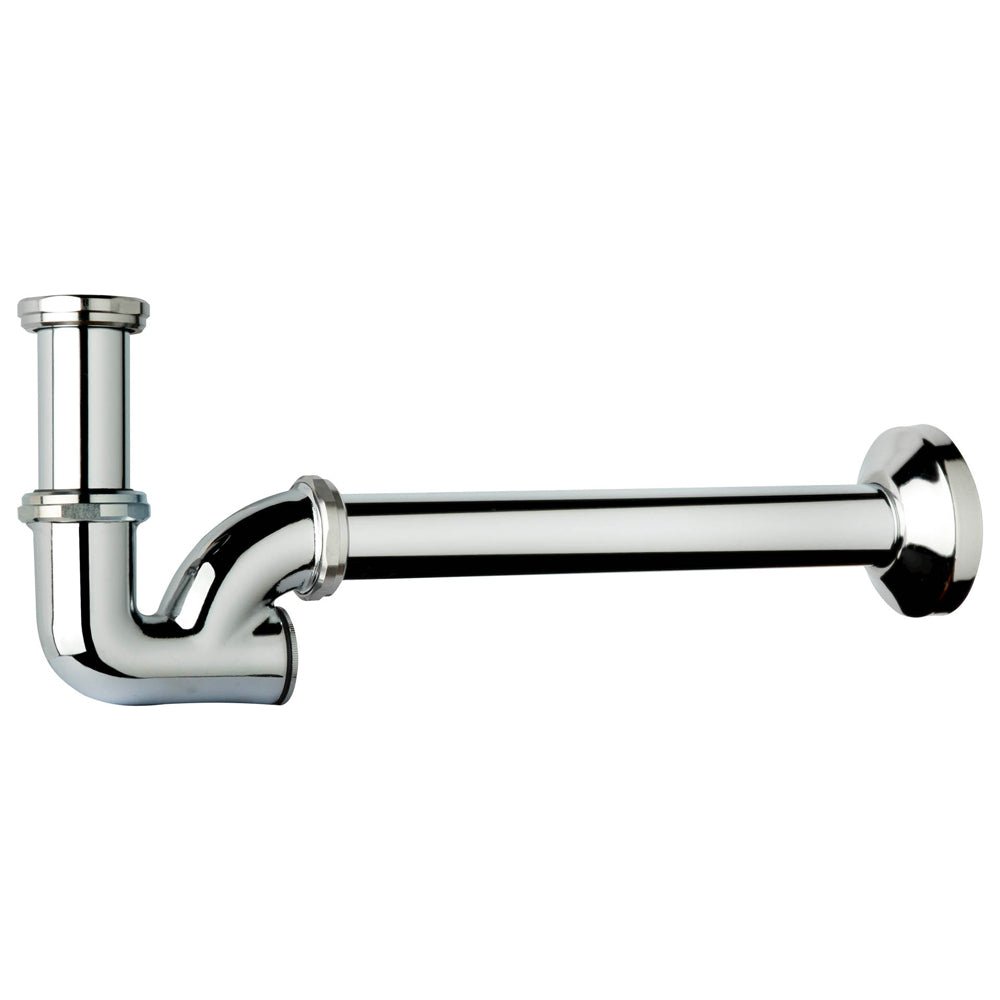 Sifone per lavabo e bidet ad u con ispezione posteriore Europa tea 1"1/4 - Ø32 x 250 mm — OMP - HD casa