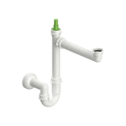 Sifone per lavello salvaspazio a 1 via con attacco lavastoviglie 1"1/2 x Ø40 mm — MADE IN Italy - HD casa