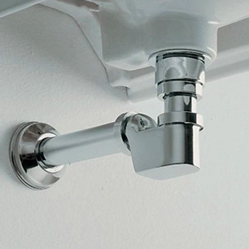 Sifone ribassato per lavabo e bidet sospeso in ottone 1"1/4 x 250 mm — Ghidini SPA - HD casa
