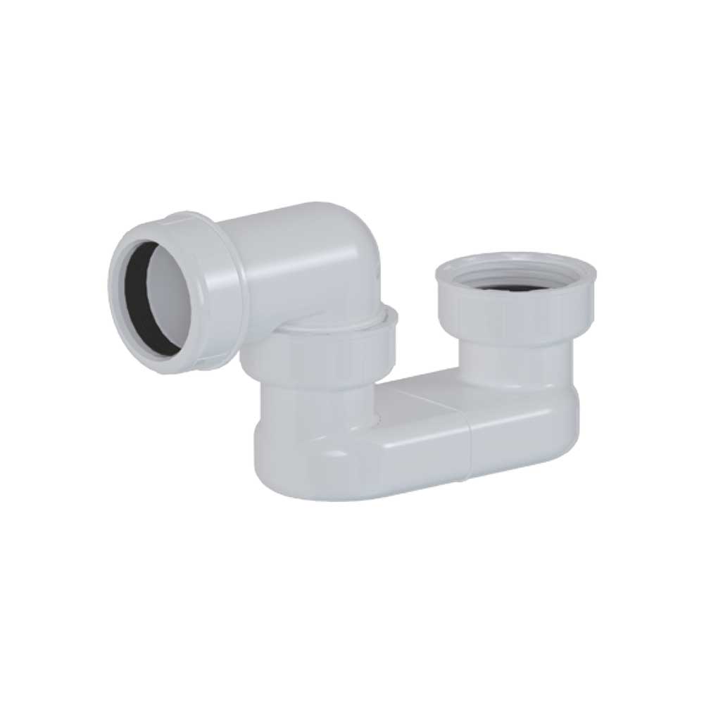 Sifone ribassato per piatto doccia o vasca orientabile 1"1/2 x Ø40 mm - HD casa
