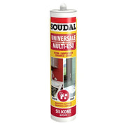 Silicone acrilico Soudal 300 ml - grigio - HD casa