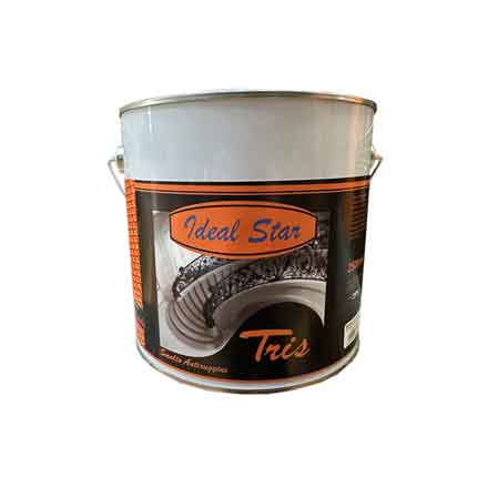 Smalto antiruggine in secchio Tris Cardinale 2,5 lt - nero - HD casa