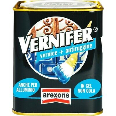 Smalto antiruggine satinato Vernifer 750 ml - nero — Arexons - HD casa