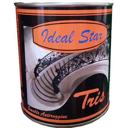 Smalto antiruggine Tris Cardinale 0,750 lt - verde vittoria - HD casa