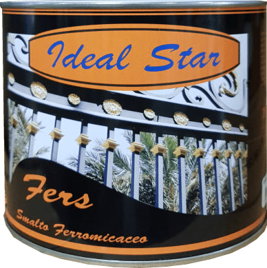 Smalto ferromicaceo Fers Cardinale 0,750 lt - grigio medio grana fine - HD casa