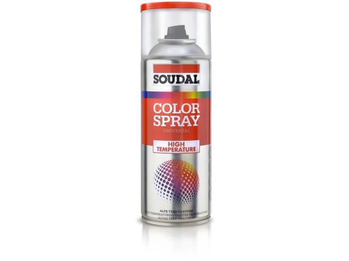 Smalto spray alte temperature Soudal 400 ml - trasparente - HD casa